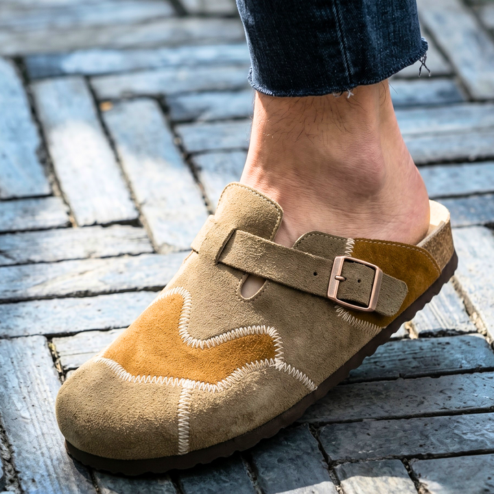 Hudson Suede Clogs