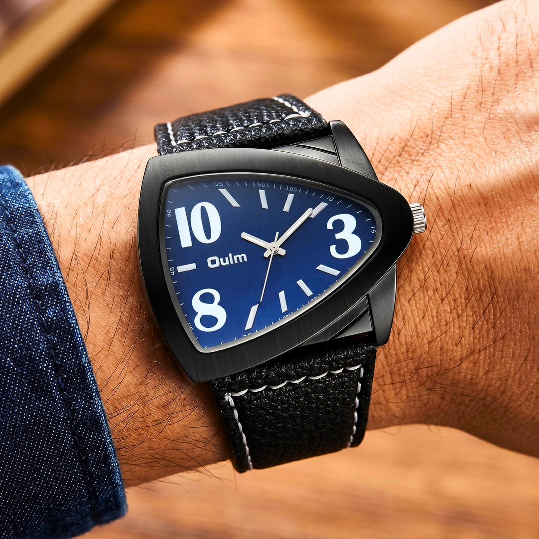 Hudson Tonneau Leather Watch