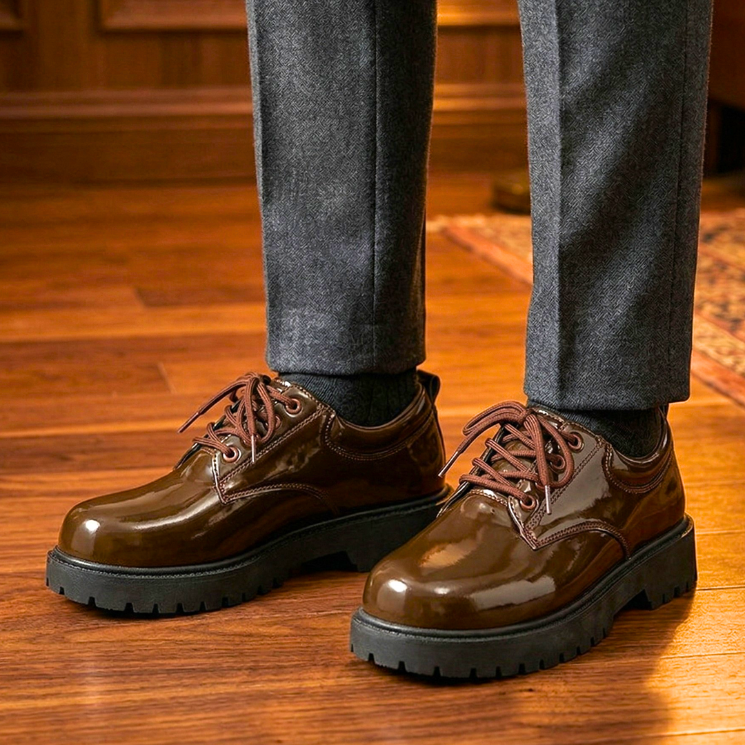 Vincenzo Leather Derbies
