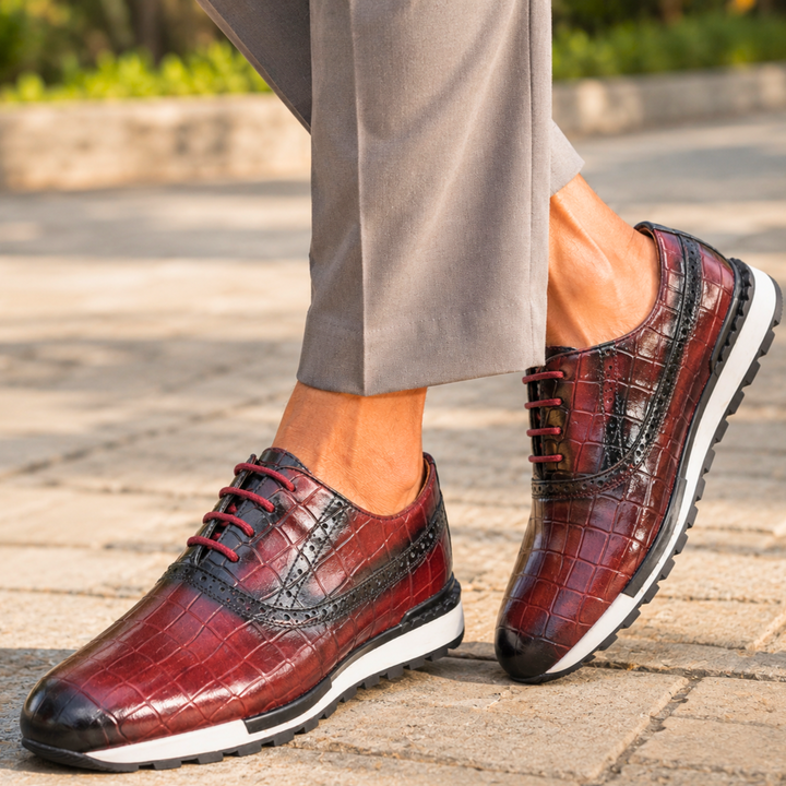 Parker Genuine Leather Dress Sneakers