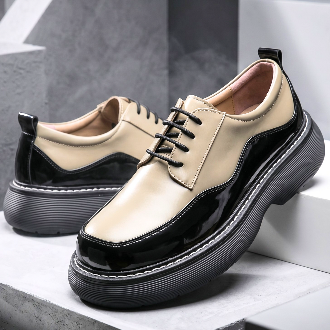 Rivaro Retro Leather Derbies