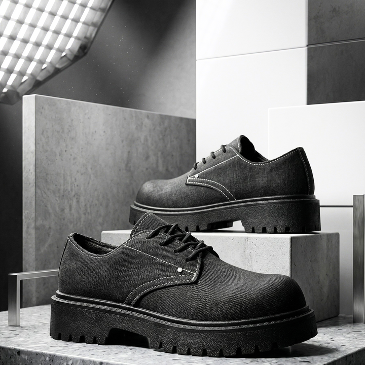 Santino Canvas Lug Derbies