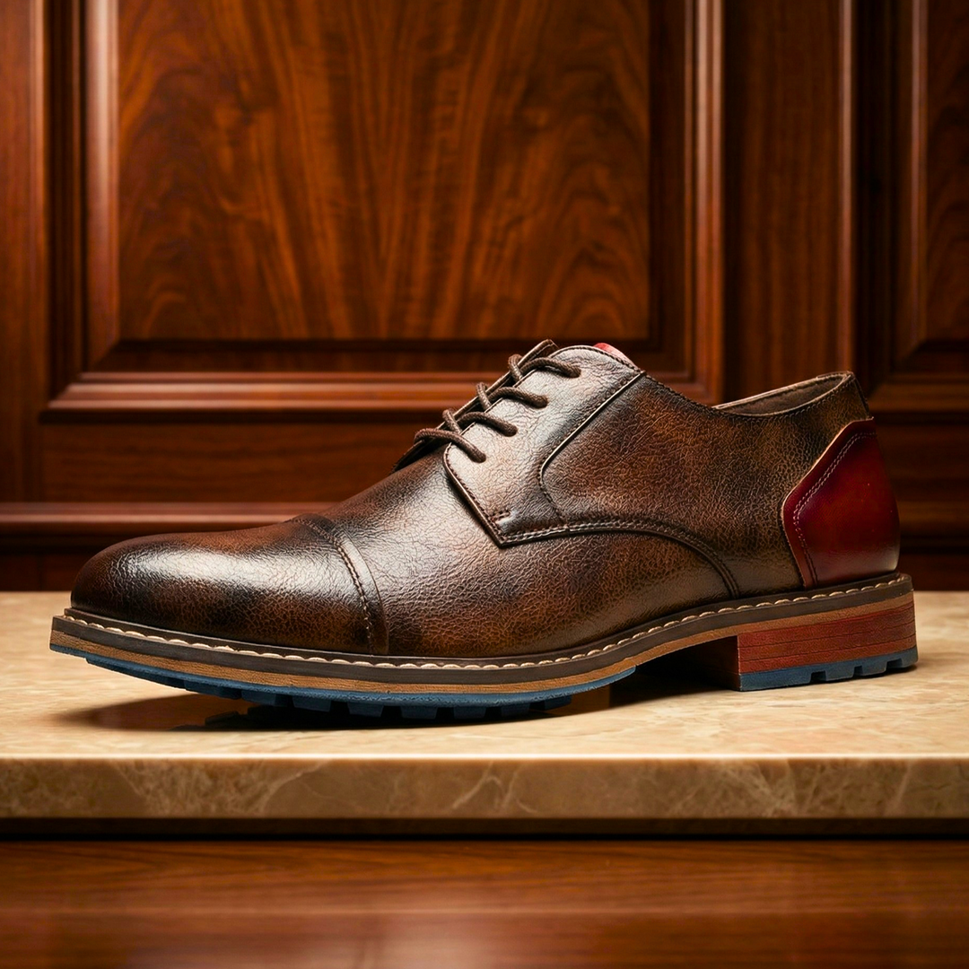 Caruso Genuine Leather Lace-Ups