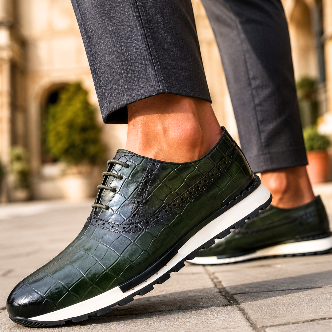 Parker Genuine Leather Dress Sneakers