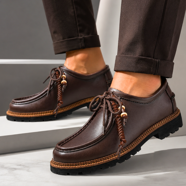 Marino Leather Lug Loafers