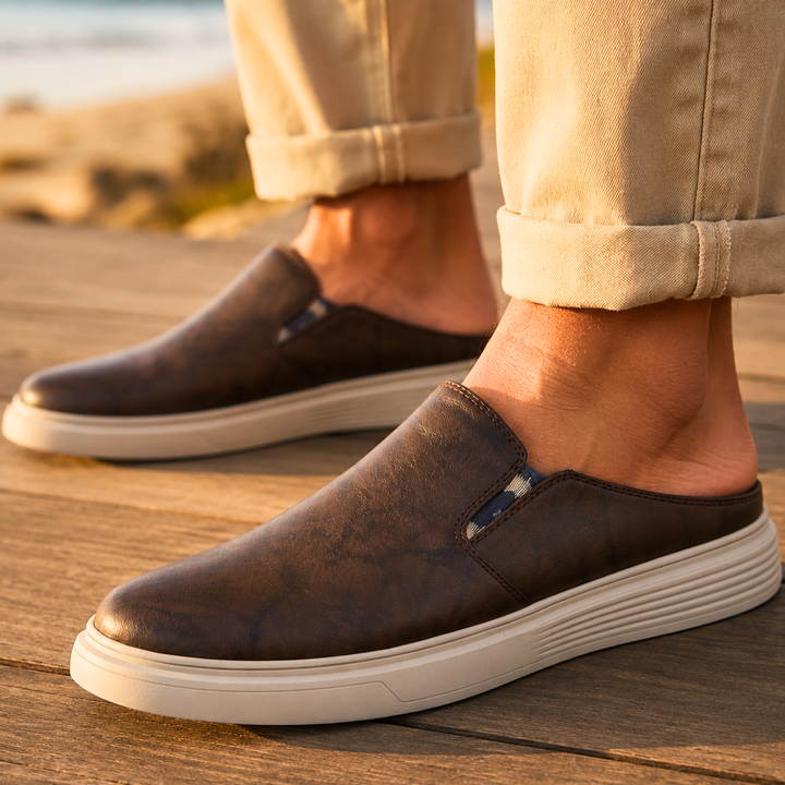 Callahan Genuine Leather Slip-Ons