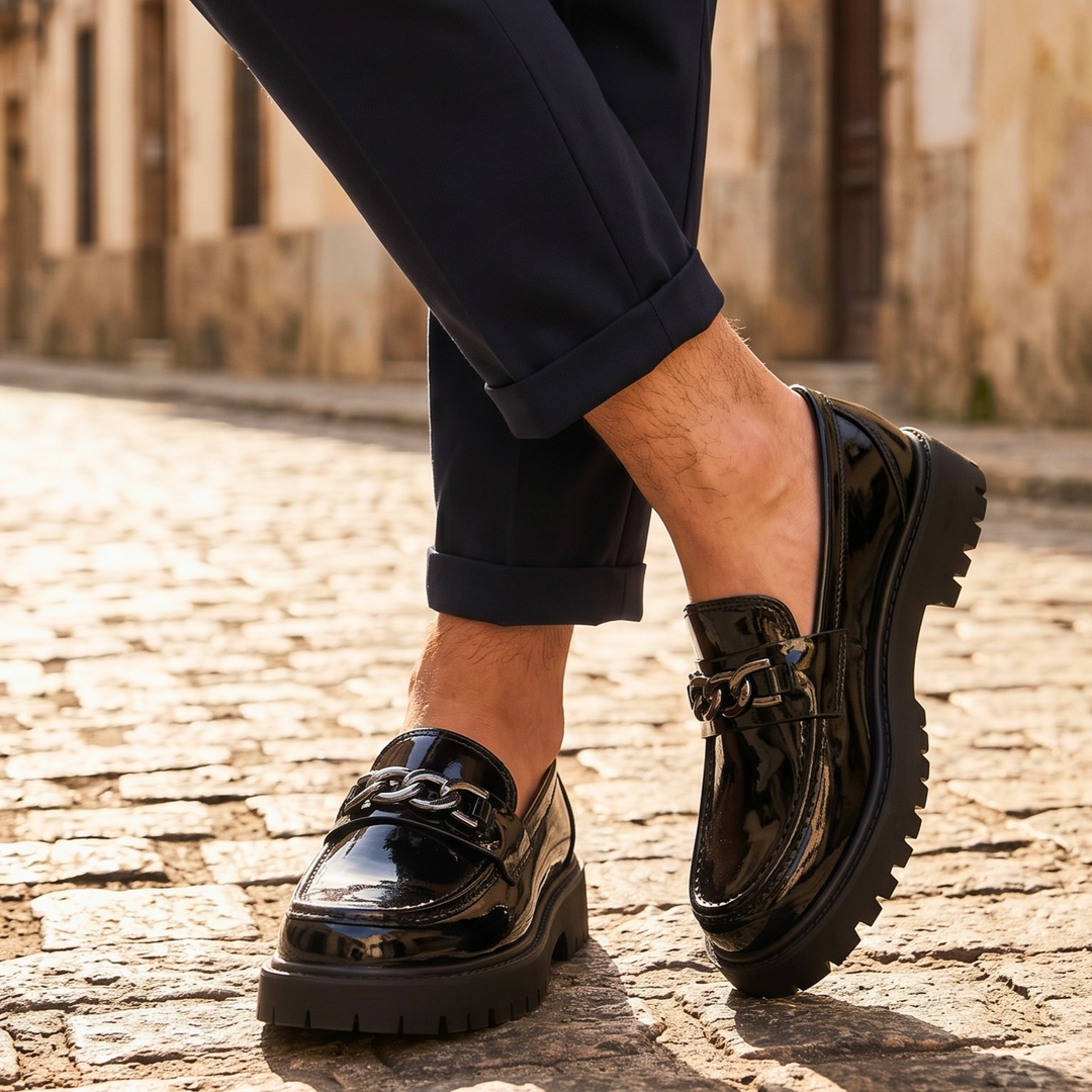 Maison Leather Derbies