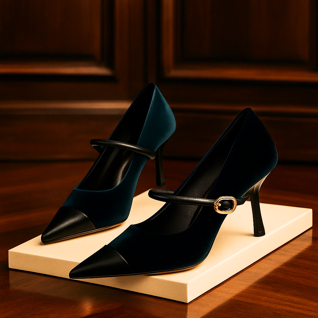 Rosaline Velvet Heels