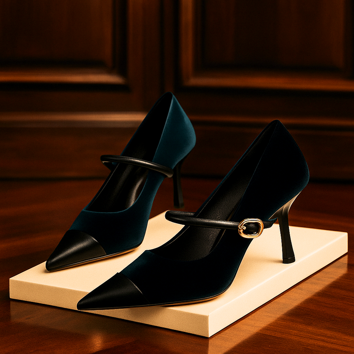 Rosaline Velvet Heels