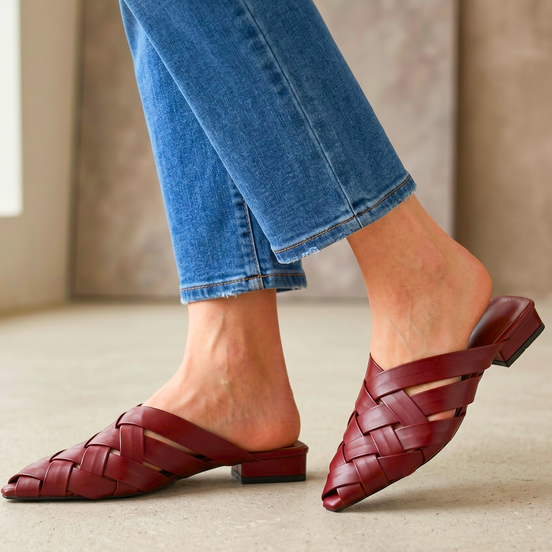 Vittoria Harper Woven Mules