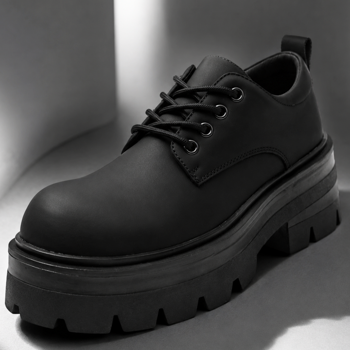 Enzo Genuine Leather Retro Derbies
