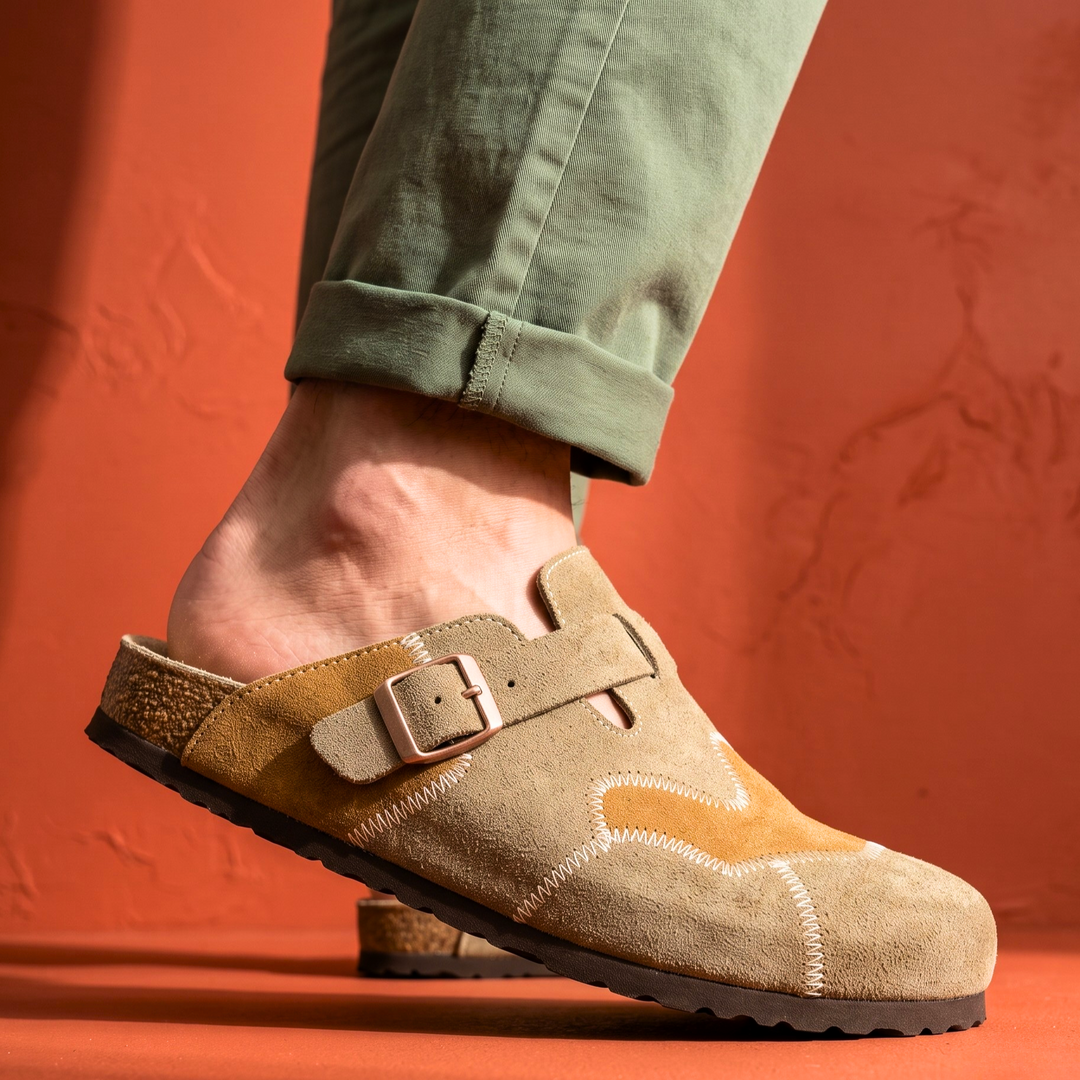 Hudson Suede Clogs