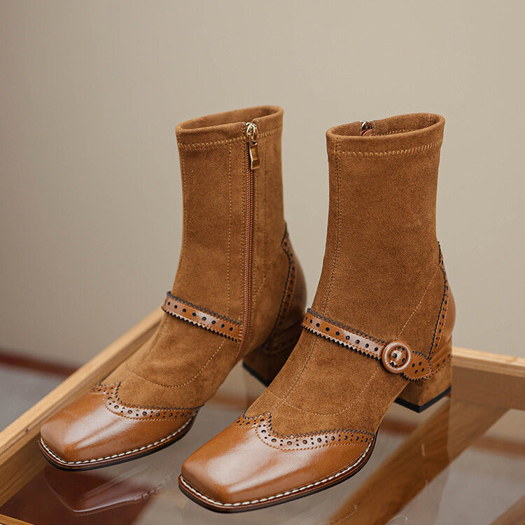 Alessia Genuine Leather Boots