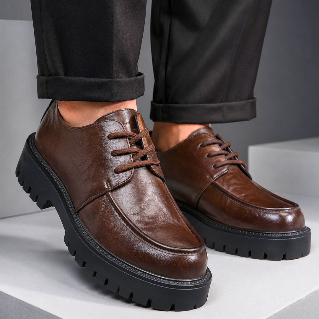 Callahan Leather Lug Derbies