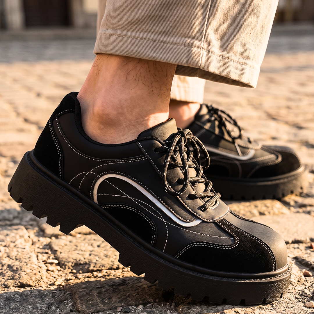 Maverick Retro Leather Derbies