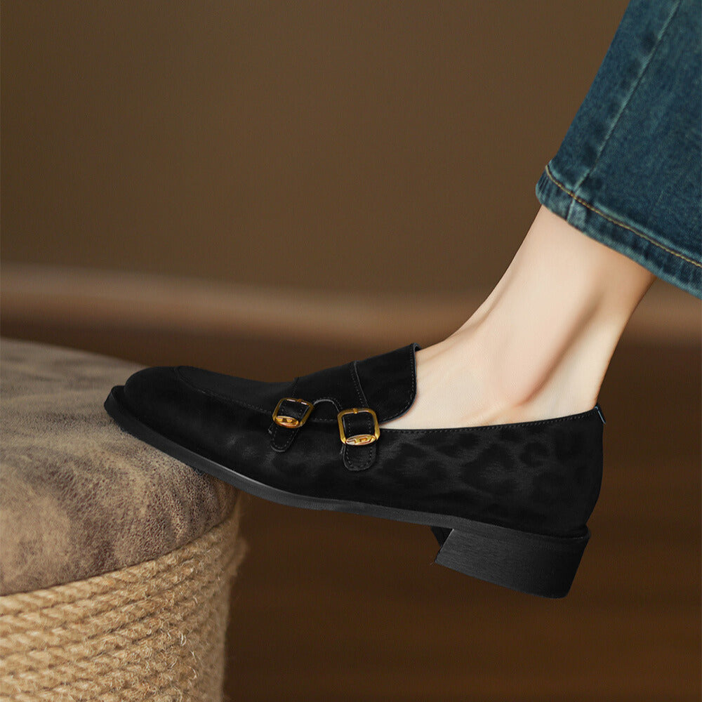 Savona Leopard Loafers