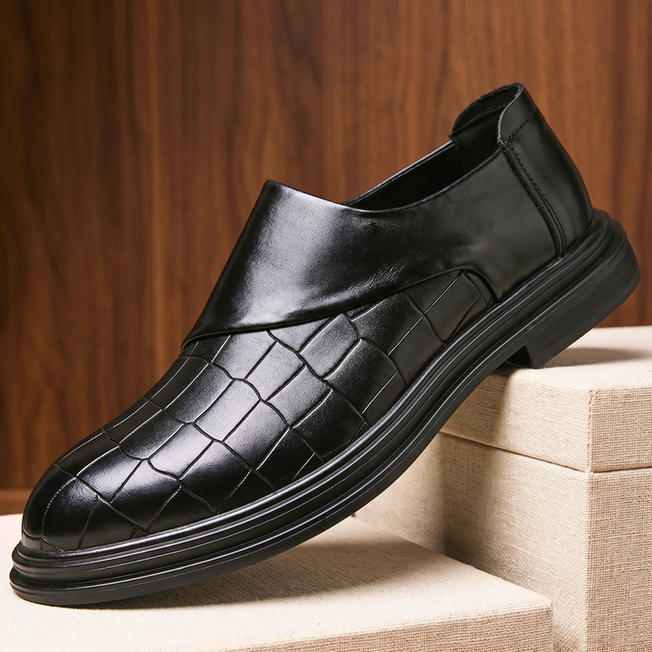 Ashton Thatcher Leather Derbies