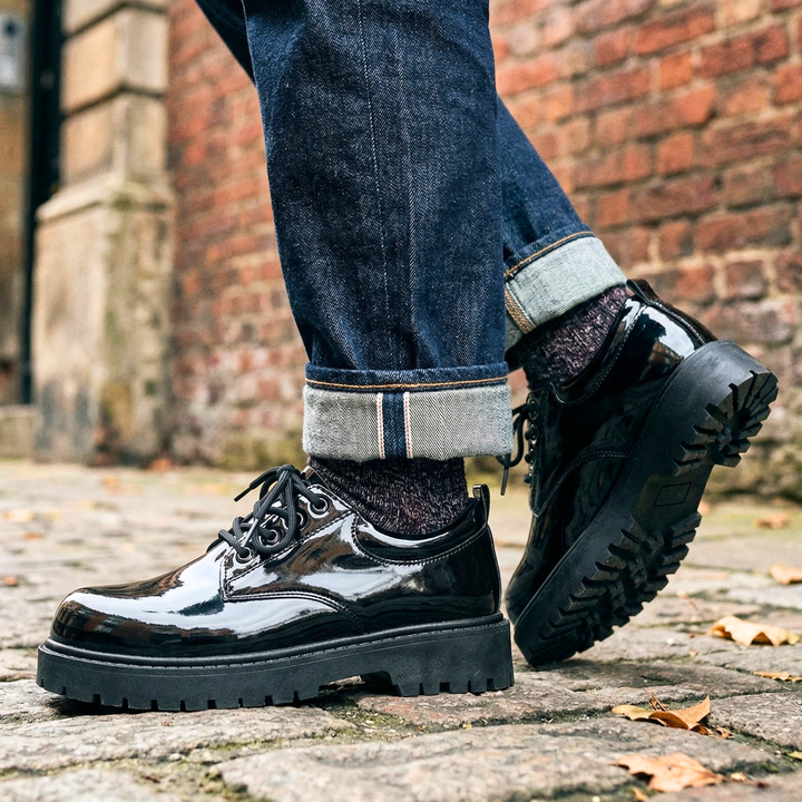 Vincenzo Leather Derbies