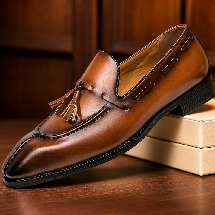 Giovanni Leather Dress Loafers