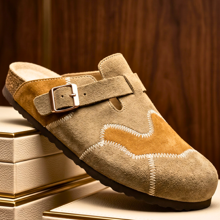 Hudson Suede Clogs