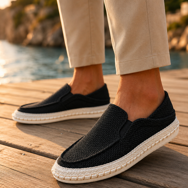 Riviera Woven Slip On Loafers