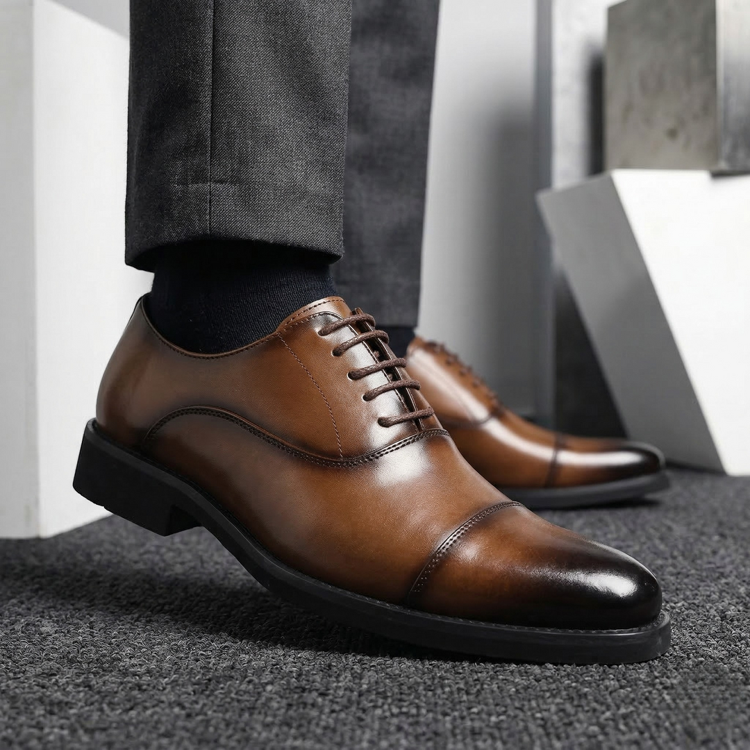 Heron Vail Leather Oxfords