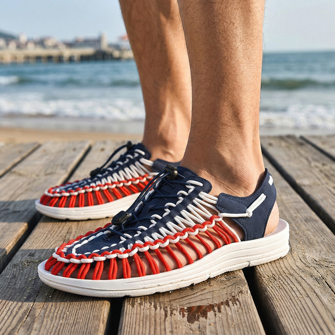 Santino Tide Woven Sandals