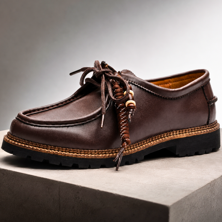 Marino Leather Lug Loafers