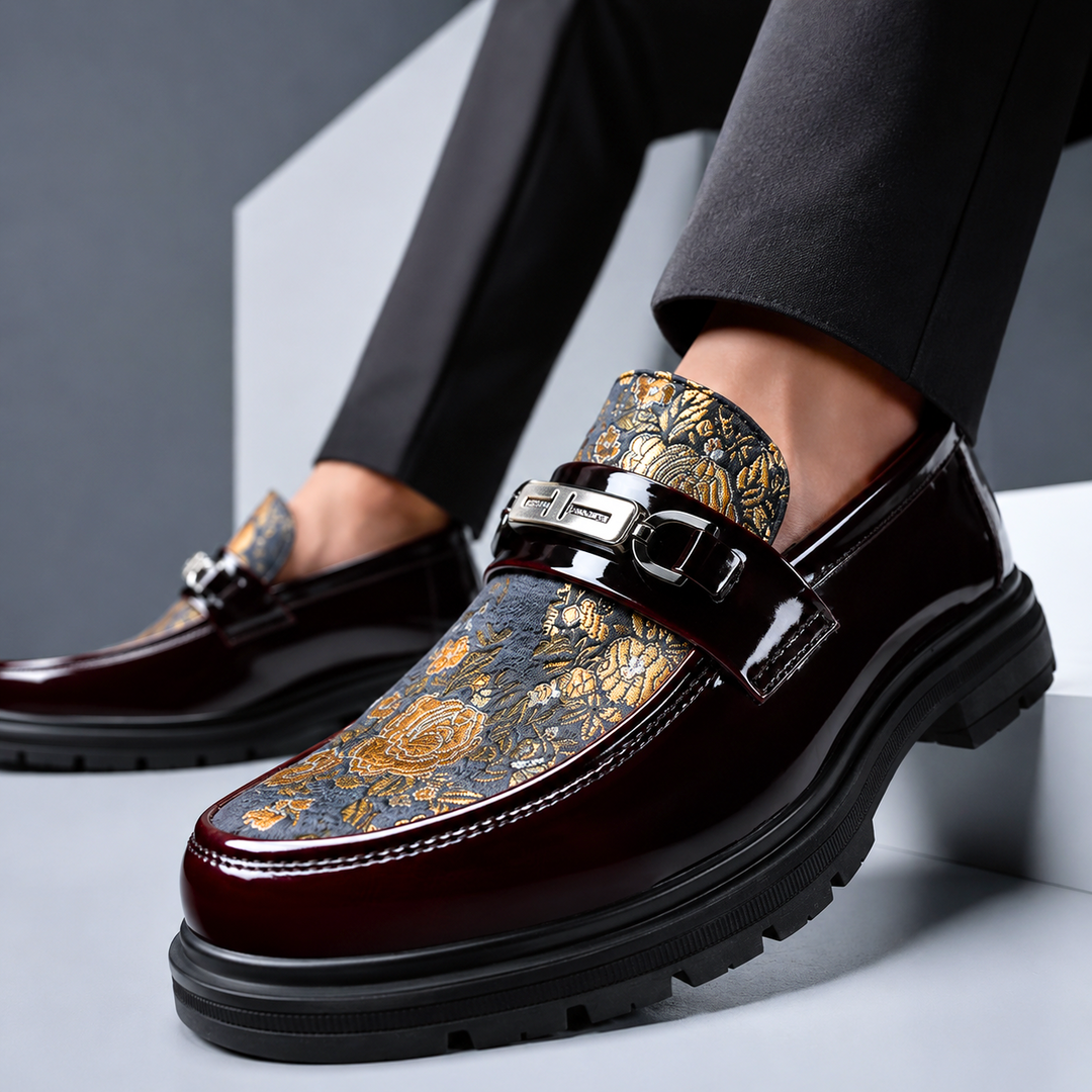 Maddox Retro Leather Derbies