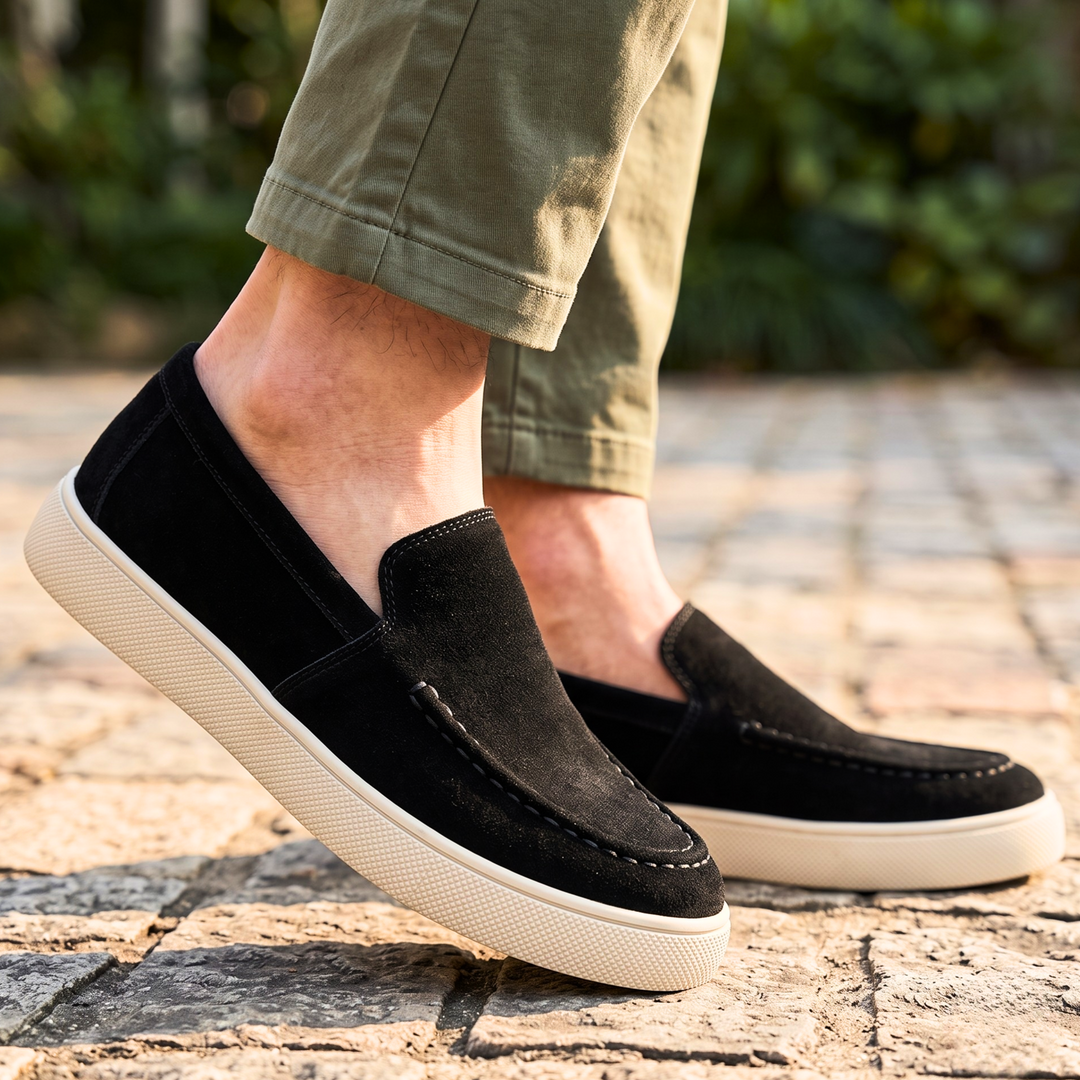 Carter Suede Slip-On Loafers