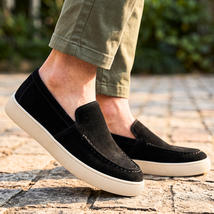 Carter Suede Slip-On Loafers
