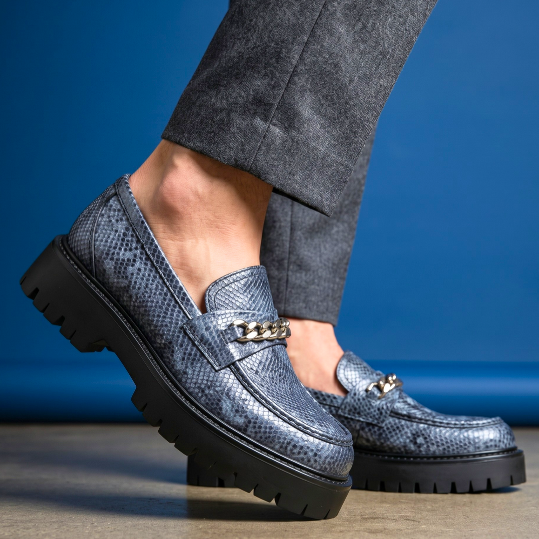 Kingston Embossed Leather Derbies