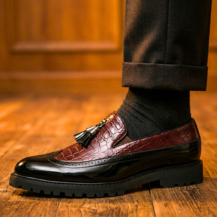 Giovanni Rosso Leather Loafers