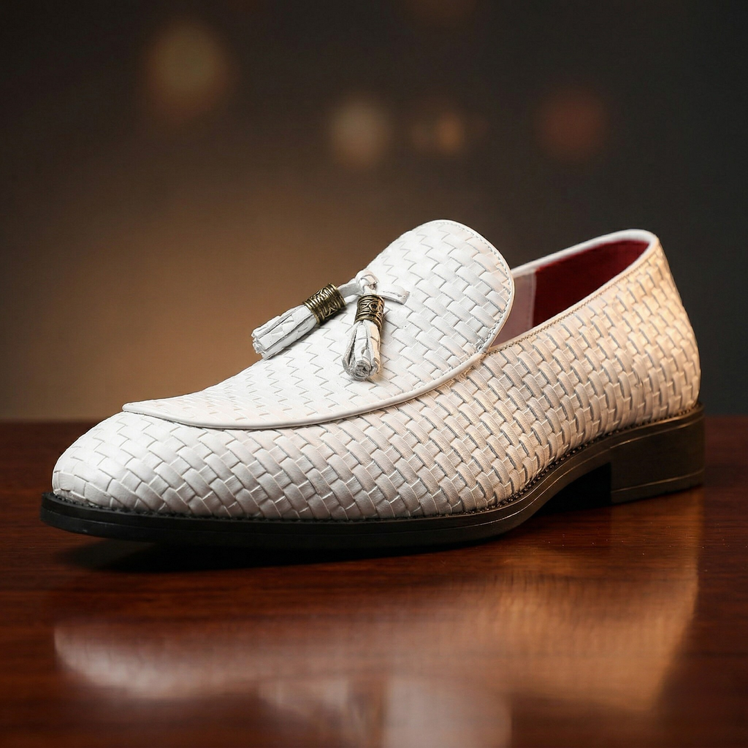 Ravello Woven Leather Loafers