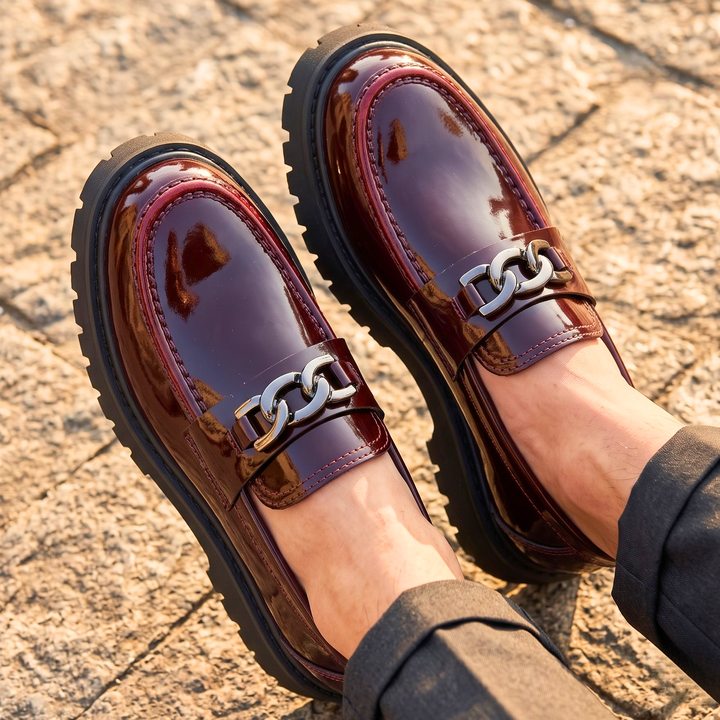 Maison Leather Derbies