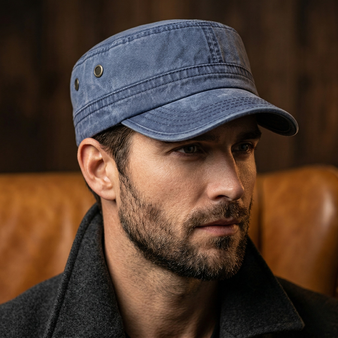 Caden Vintage Denim Cap