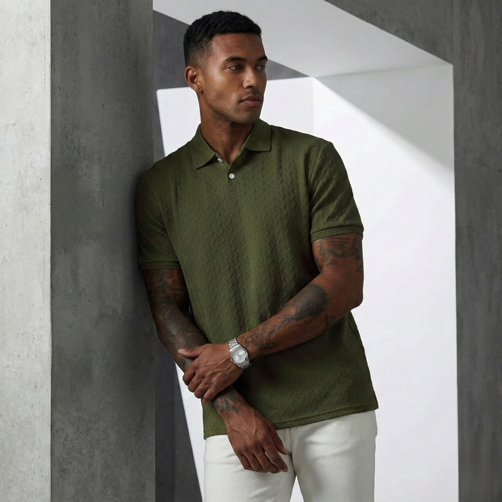 Sterling Textured Polo