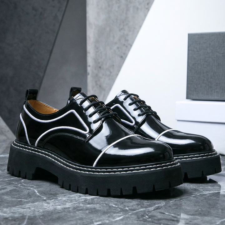 Rocco Leather Lug Sole Derbies
