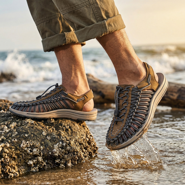 Santino Tide Woven Sandals