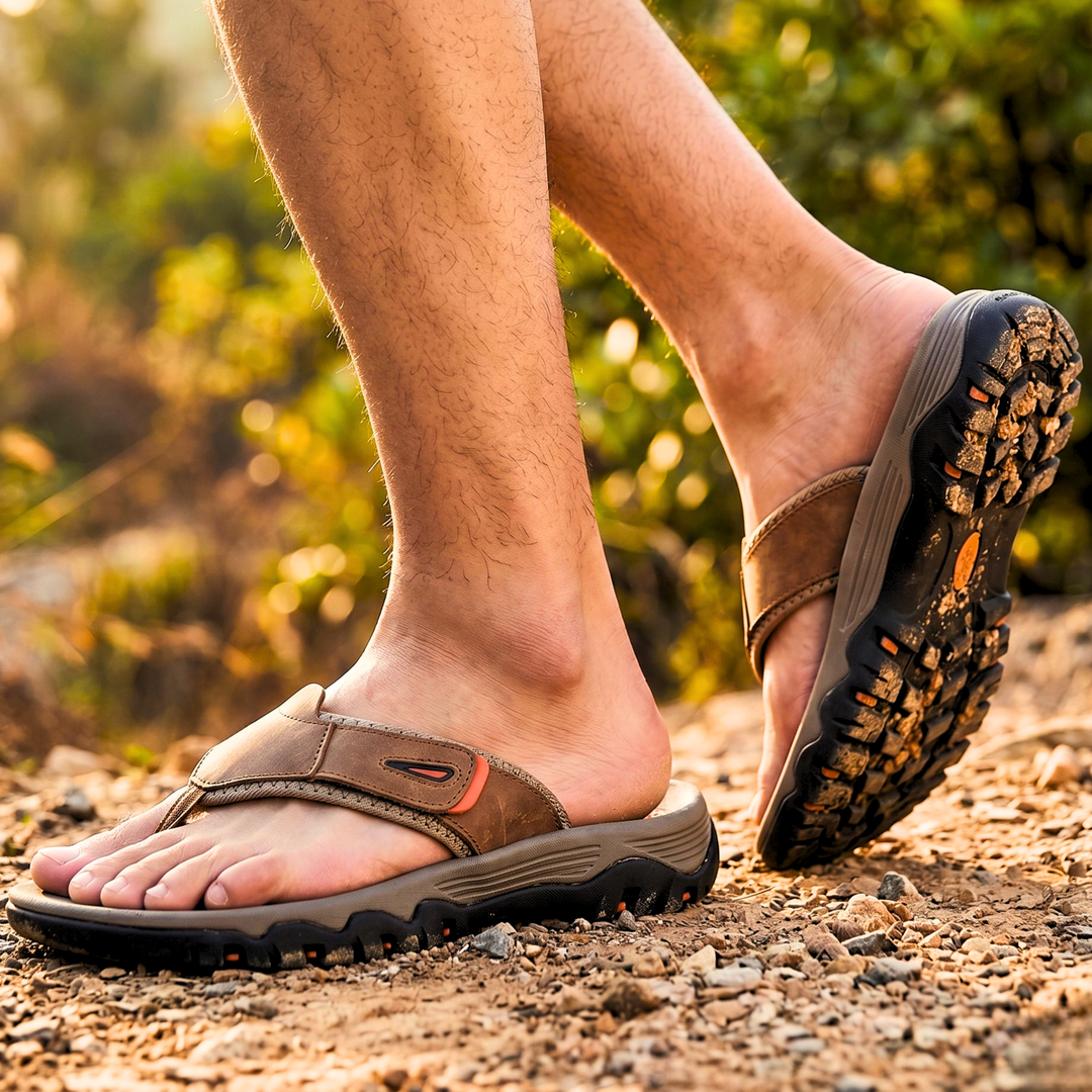 Axton Leather Sandals