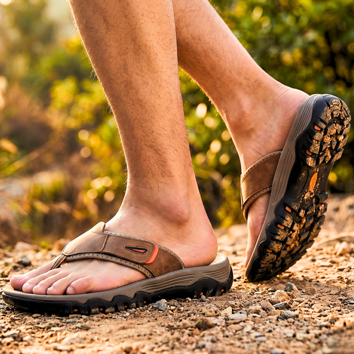 Axton Leather Sandals