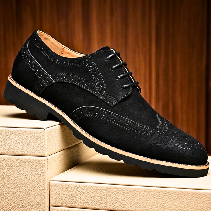 Wesley Burnished Leather Derbies
