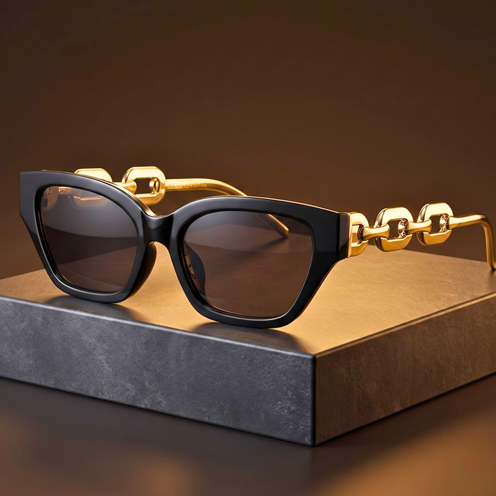 Valencia Gold-Link Sunglasses