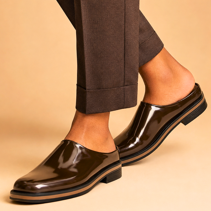 Dawson Leather Mules