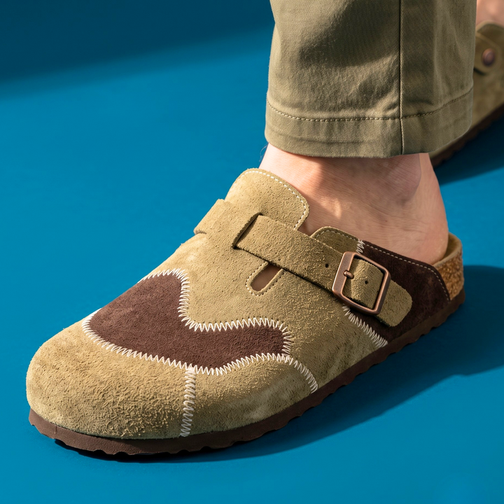 Hudson Suede Clogs