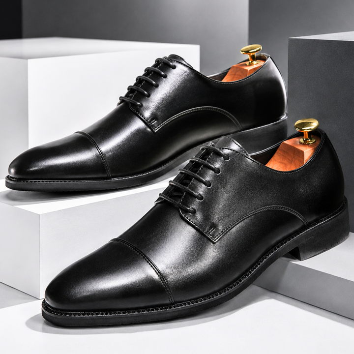 Winston Burnished Leather Oxfords