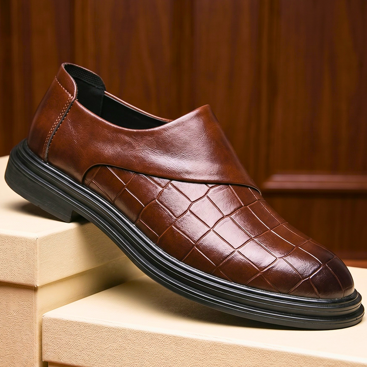 Ashton Thatcher Leather Derbies
