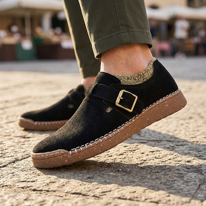 Hudson Leather Slip Ons