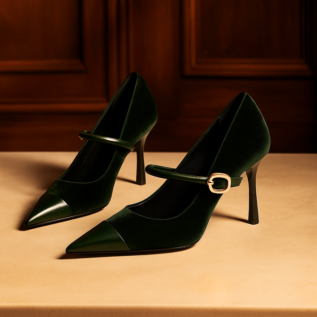 Rosaline Velvet Heels