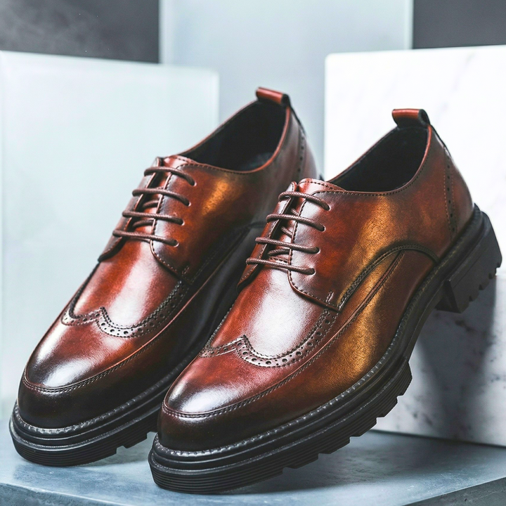 Vincenzo Genuine Leather Derbies